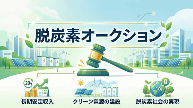 長期脱炭素電源オークションとは?仕組みや企業の再エネ調達への影響を徹底解説